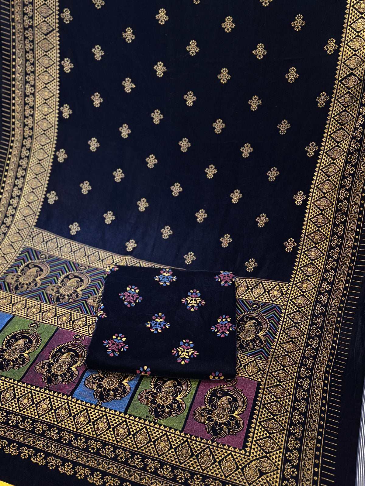 Block Print Velvet | BP 2