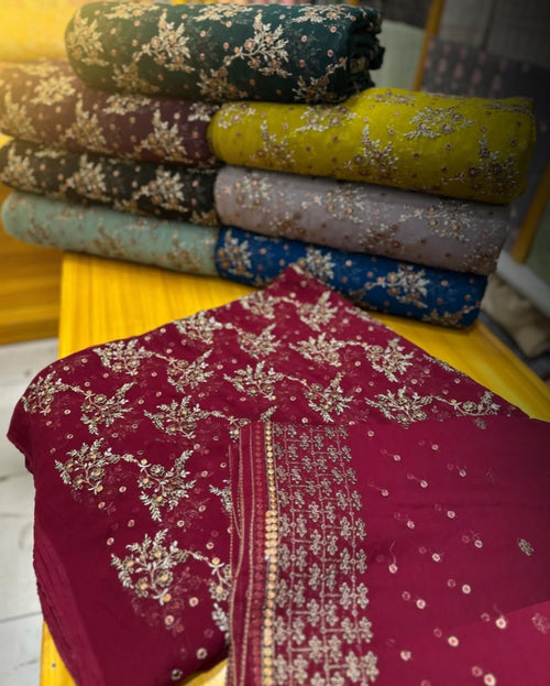 CHIFFON | 2x Zari