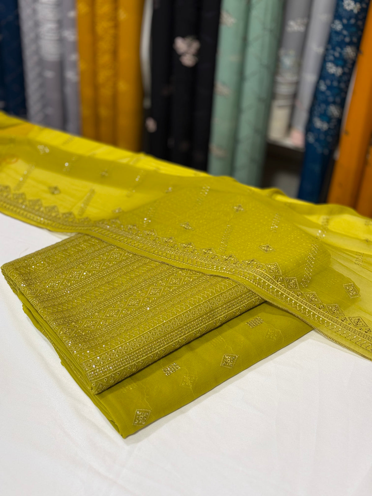 Chiffon 3Ps | Lining Work