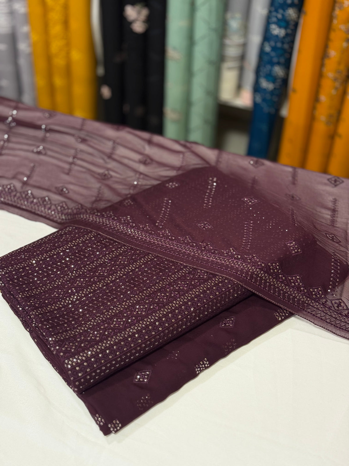 Chiffon 3Ps | Lining Work