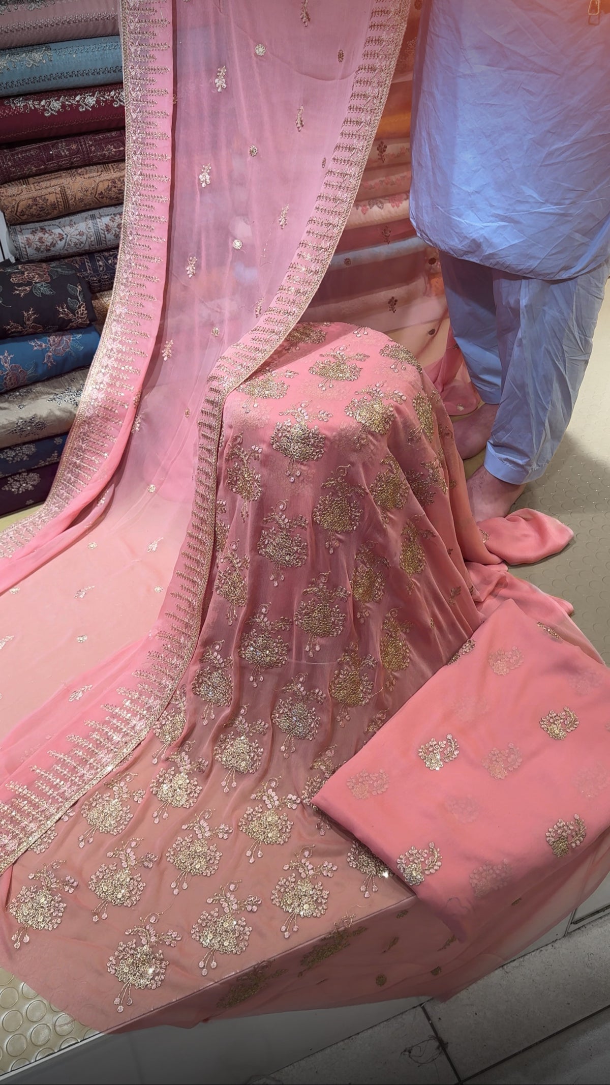 Chiffon | Zari Buti